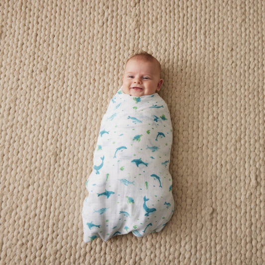 Ocean Buddies Muslin Wrap