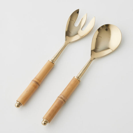 Bambu Salad Servers  Set