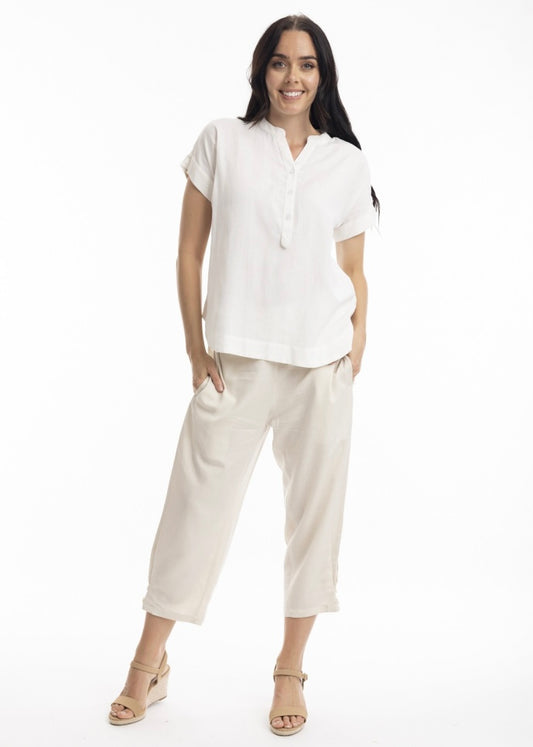 Essentials Linen Pants Sand