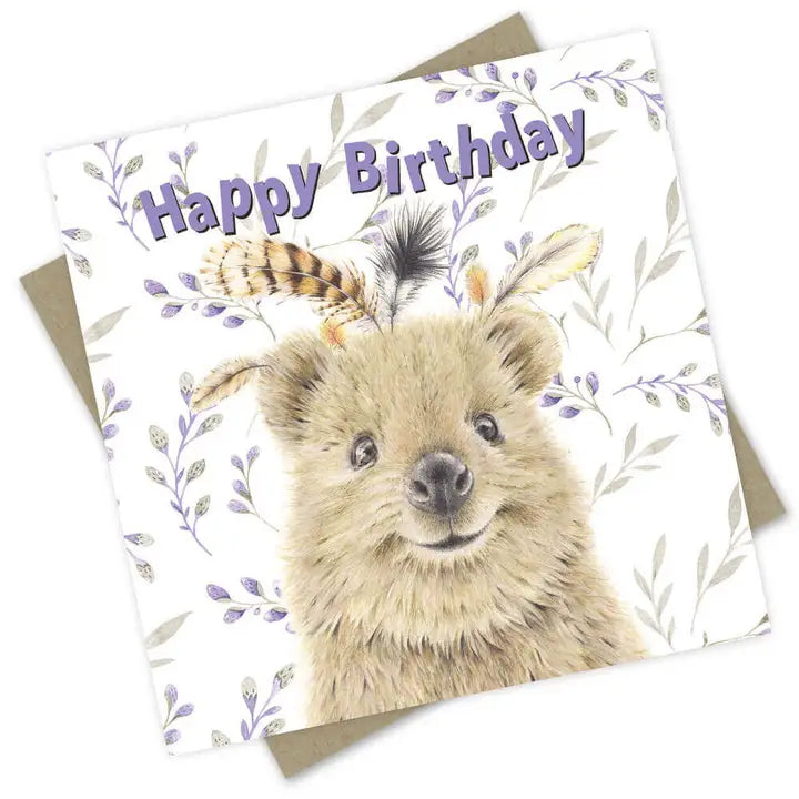 Happy Birthday Quokka Card